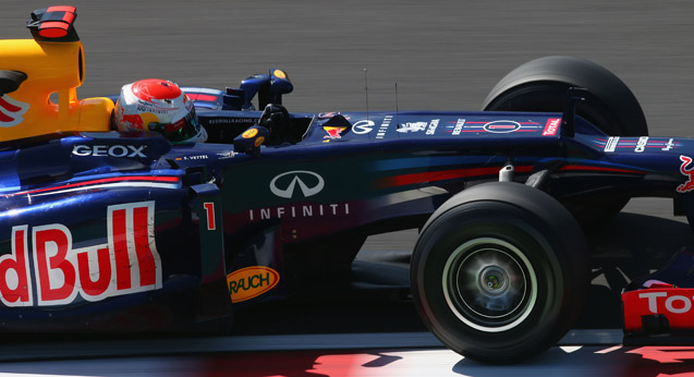 Vettel, en el GP de Japón.