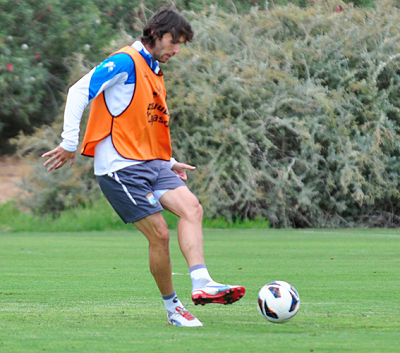 Rafa García, jugador del Xerez CD.