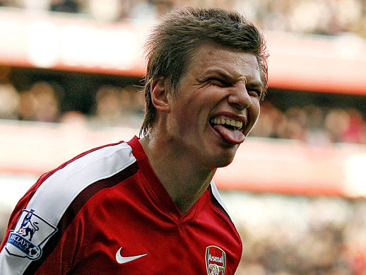 El internacional ruso Andrei Arshavin.