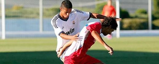 Bruno Vinicuis en un partido con el Real Madrid C (Foto: MD)