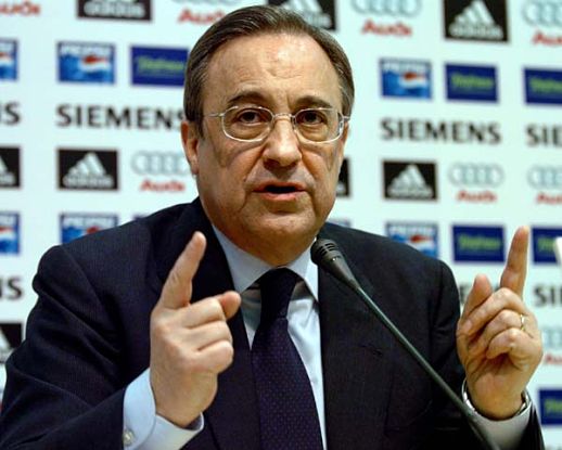 Florentino Pérez, presidente del Real Madrid.