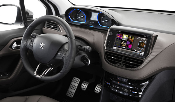 Interior del Peugeot 2008.