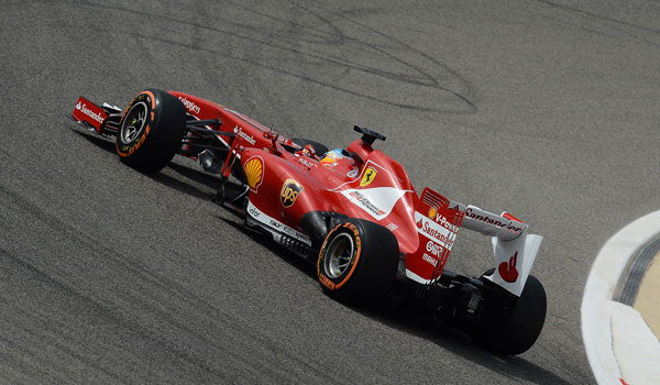 Alonso, en carrera.