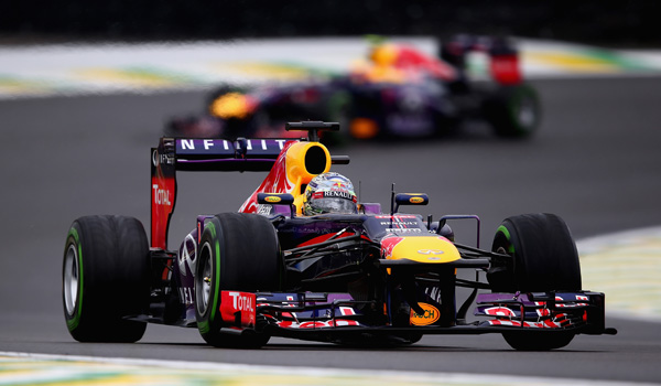 Vettel, en el GP de Brasil.