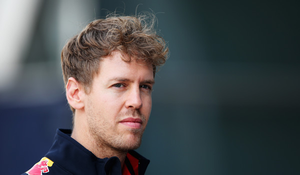 Vettel, en el circuito de Shanghai.