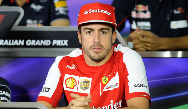 Alonso, en rueda de prensa.