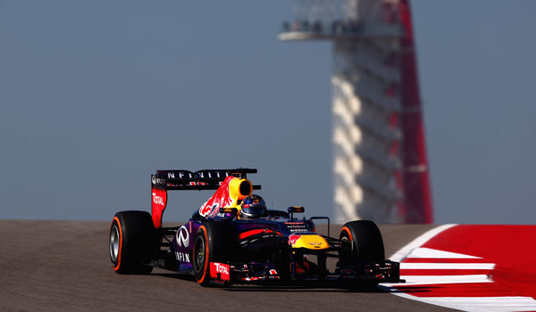 Vettel, en el Circuito de las Américas.