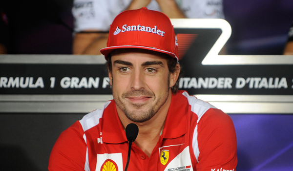 Alonso, en sala de prensa.