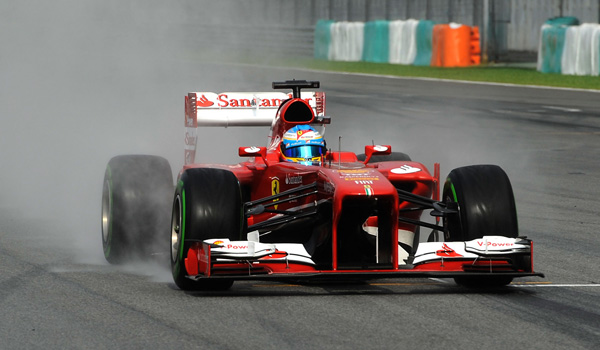 Alonso, en el circuito de Sepang.