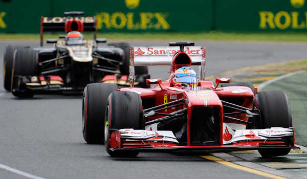 Alonso y Kimi, en Australia.