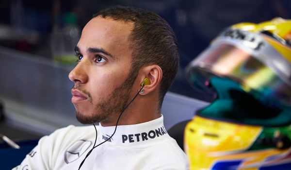 Hamilton, piloto de Mercedes.