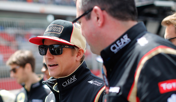 Raikkonen, piloto de Lotus.