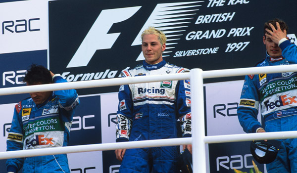 Jacques Villeneuve en 1997.