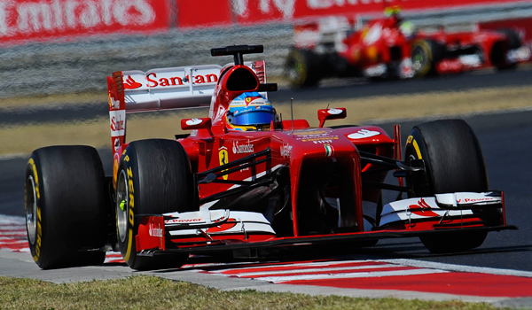 Alonso, en el GP de Hungría.