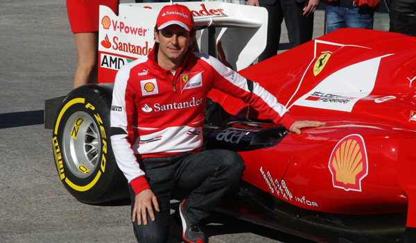 Pedro de la Rosa, piloto de Ferrari.