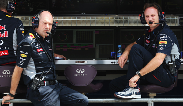 Horner y Newey, de Red Bull.