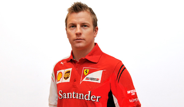 Kimi ya viste de rojo Ferrari.