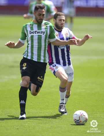 Víctor Ruiz ante el Valladolid (Foto: LaLiga).