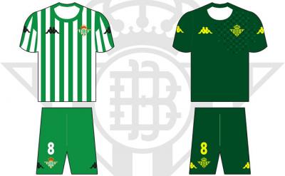 Imagen del diseño de las camisetas del Betis para la temporada 18/19.