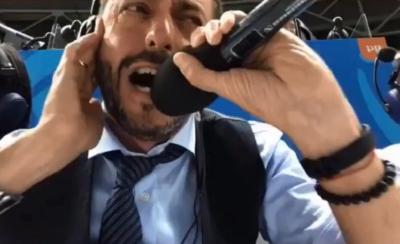 Pablo Giralt canta el gol de Marcos Rojo en el Argentina-Nigeria del Mundial de Rusia 2018.