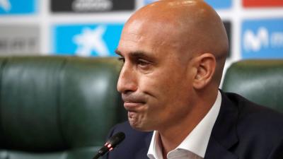 Luis Rubiales, durante una comparecencia de prensa.