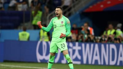 Subasic, héroe, tras parar tres penaltis en la tanda.