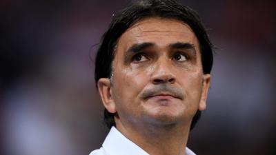 Zlatko Dalic, durante el Rusia-Croacia.