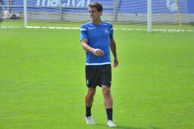 Mikel Oyarzabal en Zubieta. (Foto: Giovanni Batista)