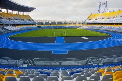 Vista del Stade Ibn Battouta de Tánger. 