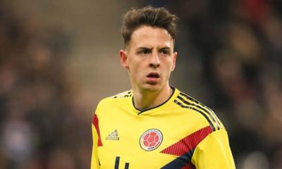 Santiago Arias, en un partido con la selección colombiana durante el último Mundial. 