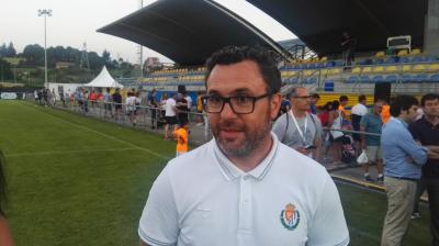 Sergio, tras el triangular disputado en Asturias