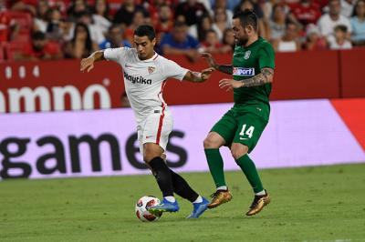 Ben Yedder vuelve a ser titular ante el Zalgiris (Foto: Kiko Hurtado).