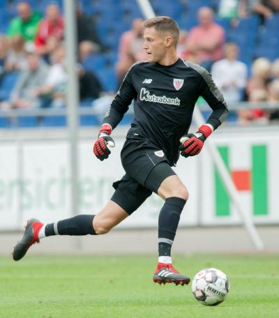 Remiro verá a sus excompañeros desde el palco (Foto: Athletic Club).