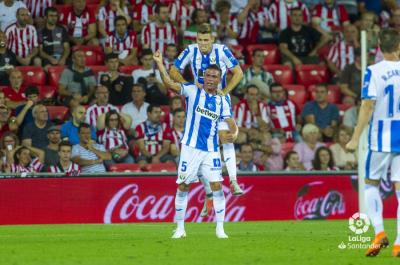 Gol de J.Silva ante el Athletic (Foto: LaLiga).