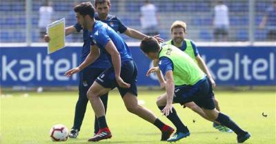 La Real Sociedad prepara el partido de Butarque (FOTO: Real SociedaD)