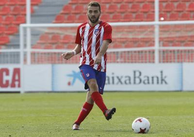 Keidi Bare, con el Atlético de Madrid (Foto: atleticodemadrid.com).