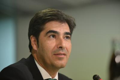 Haro, en la presentación de Lo Celso.