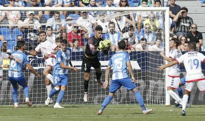 Munir, en acción en el partido ante el Rayo Majadahonda.