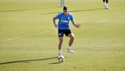 Harper, en un entrenamiento de esta temporada. 
