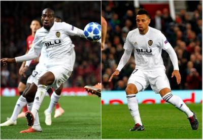Kondogbia y Coquelin en Old Trafford