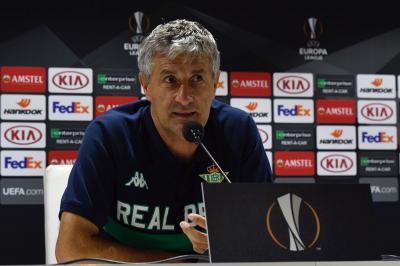 Quique Setién, entrenador del Betis.