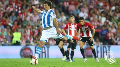 Mikel Oyarzabal se encuentra en la actrualidad en un gran estado de forma. (Foto: Real Sociedad).