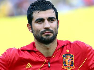 Raúl Albiol con la selección española.