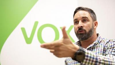 Santiago Abascal, líder del partido de ultraderecha VOX