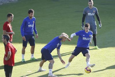 Mina en el entrenamiento. (Foto: David González)