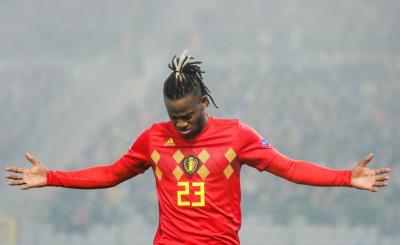 Batshuayi con Bélgica. (Foto: EFE)