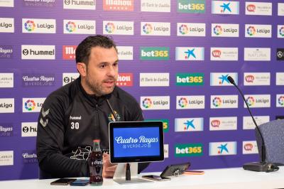 Sergio González, en rueda de prensa (Foto. RVLL).