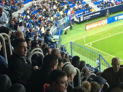 Alexis y Cañas, esta tarde en La Rosaleda.