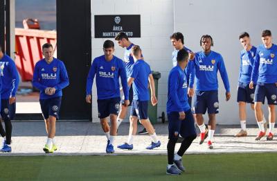 Entrenamiento tras el empate ante el Sevilla FC (Foto: David González)