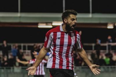 Asier Villalibre volvió a salir al rescate del Bilbao Athletic.